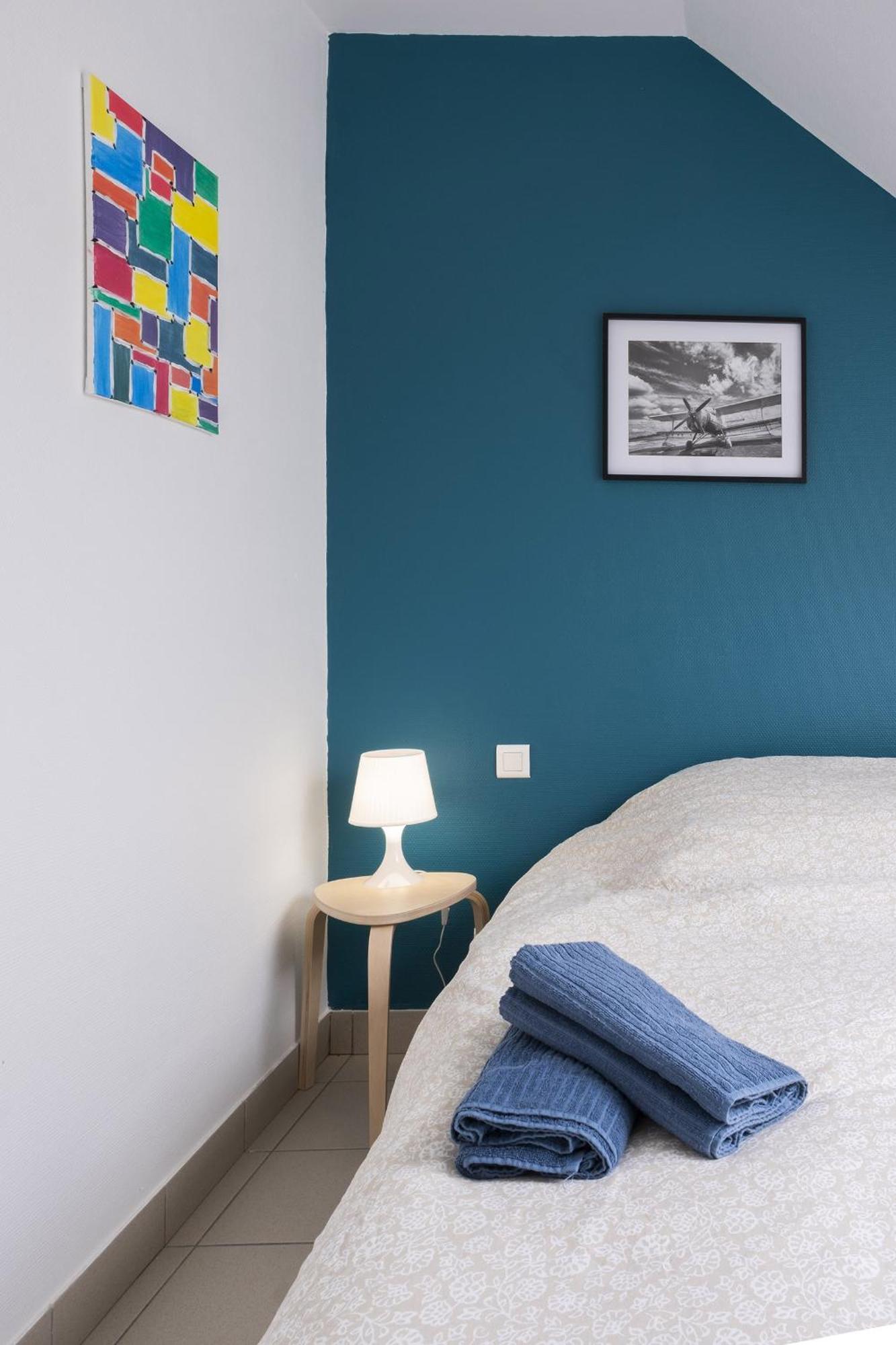 gîte de l'artiste Segré ✰ T2 confort ✰ centre ✰ 2 lits Esterno foto